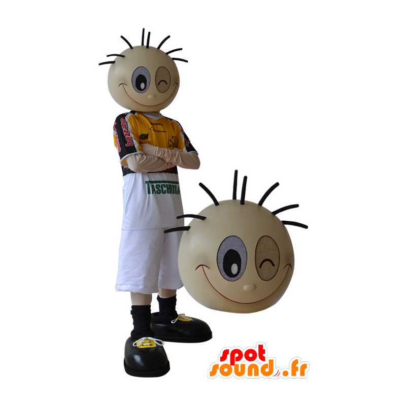 Sports mascot boy doing a glance - MASFR032319 - Sports mascot