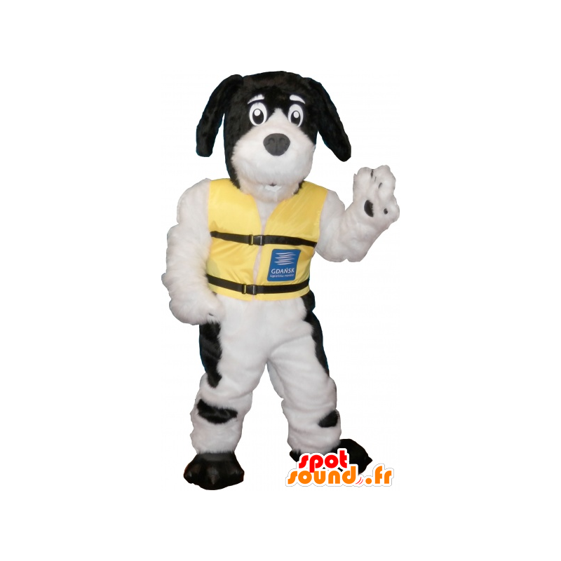 犬マスコット の 黒い斑点と白の犬のマスコット 色変更 変化なし 切る L 180 190センチ 撮影に最適 番号 服とは 写真にある場合 番号 付属品 番号