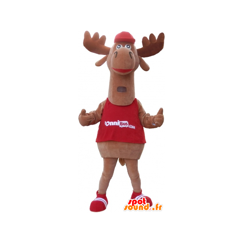 Momentum maskot, brun villrein. reinsdyr Mascot - MASFR032745 - Forest Animals