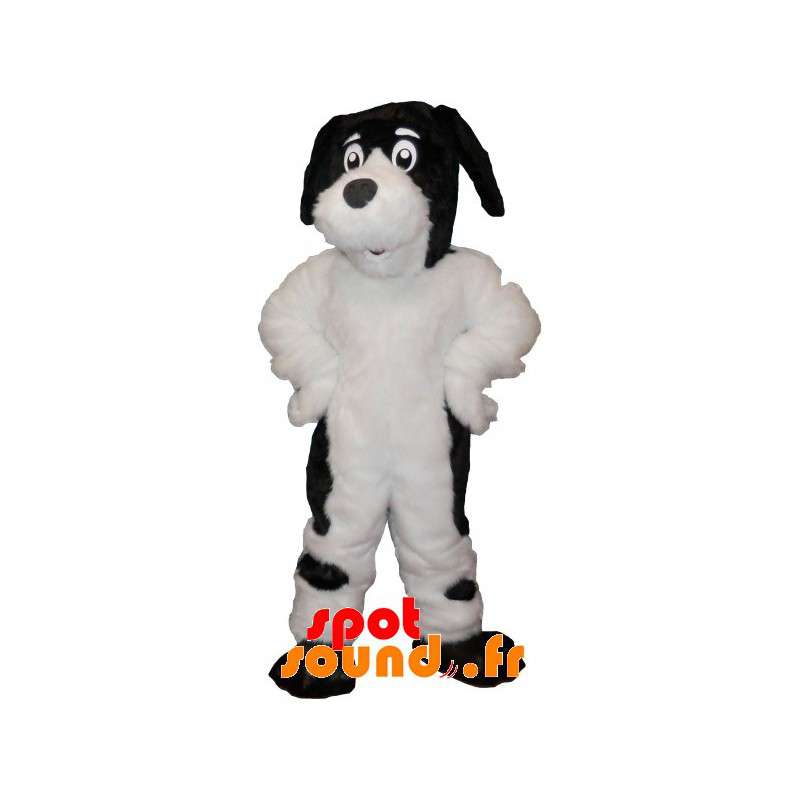 犬マスコット の 毛皮で覆われたかわいい 犬のマスコットと黒 白 色変更 変化なし 切る L 180 190センチ 製造前のスケッチ 2d 番号 服とは 写真にある場合 番号 付属品 番号