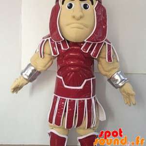 Gladiator maskot oblečená v...