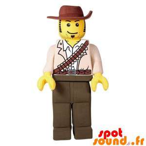 Lego maskot kledd som en...