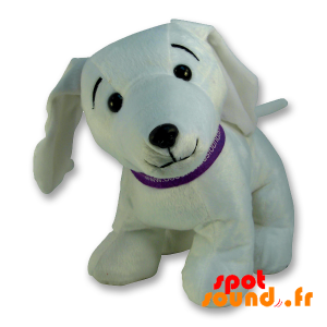 peluche perro blanco