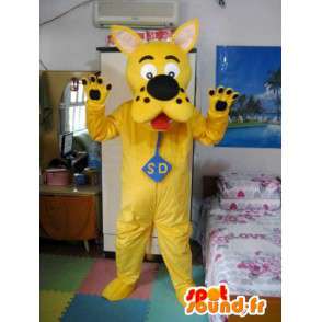 Mascot Scooby Doo - Giallo Modello - Detective Dog Costume - MASFR00543 - Mascotte cane