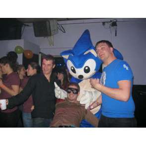 Μασκότ SONIC - Κοστούμια video games της SEGA - μπλε σκαντζόχοιρος - MASFR00526 - διασημότητες Μασκότ