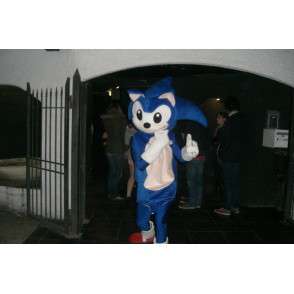 Mascot SONIC - Costume video games SEGA - blauwe egel - MASFR00526 - Celebrities Mascottes