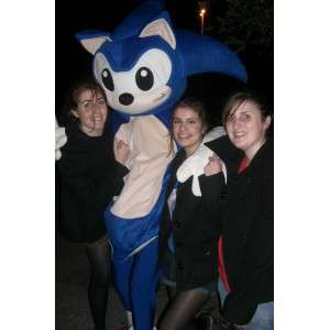 Maskot SONIC - kostýmy videohry SEGA - modrý ježek - MASFR00526 - Celebrity Maskoti