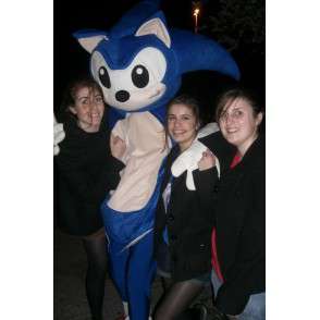 SONIC Mascot - Costume SEGA videogiochi - Blue Hedgehog - MASFR00526 - Famosi personaggi mascotte