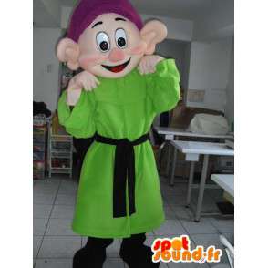 Maskot Dwarf enfoldige - Second modell - Snow White Costume - MASFR00613 - Maskoter september dverger