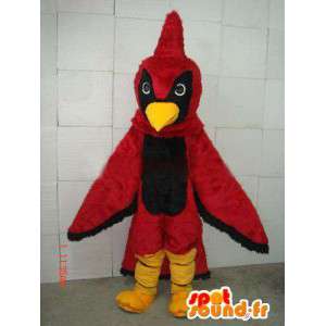 Eagle mascot red and black with red cockscomb stuffed - MASFR00680 - Mascot of hens - chickens - roaster