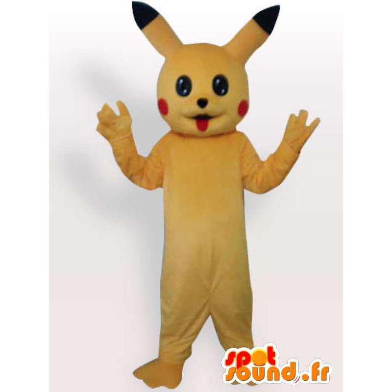 Mascot Pikachu, personagem de desenho animado famosa em mascotes Pokémon  Mudança de cor Sem mudança Cortar L (180-190 Cm) Esboço antes da fabricação  (2D) Não Com as roupas? (se presente na foto)