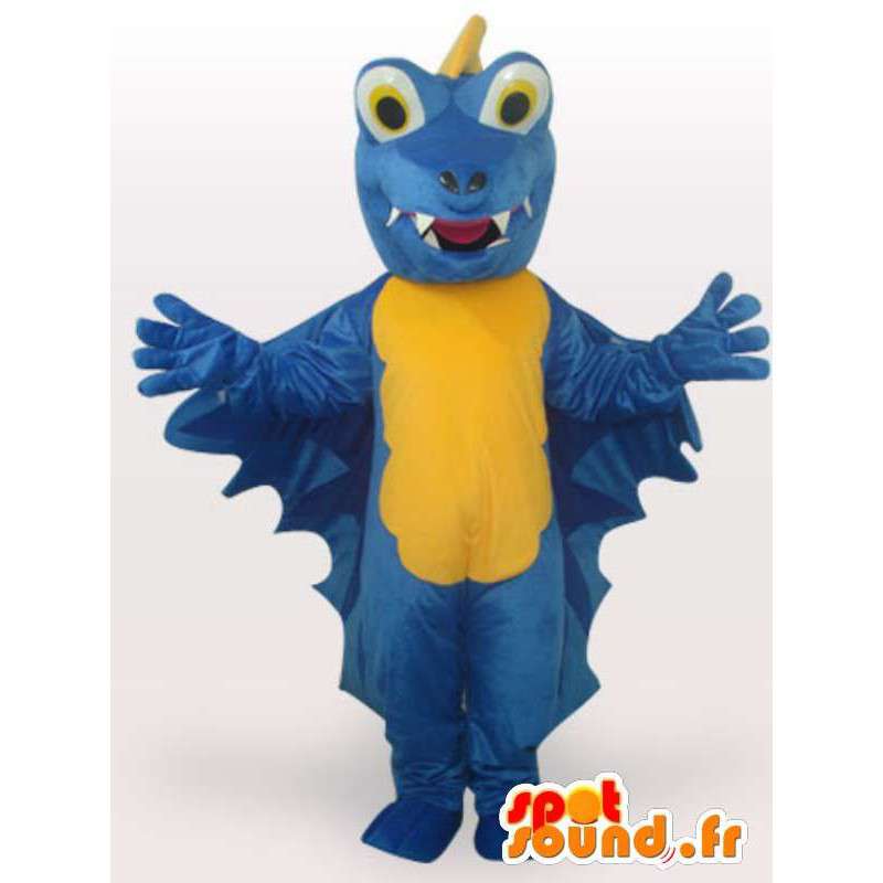 peluche dragon bleu