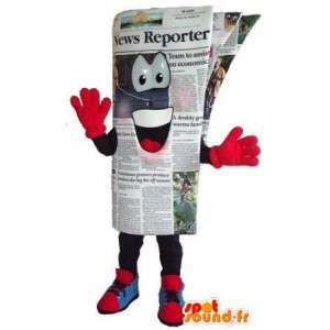Disguise log human size - Mascot newspaper - MASFR001538 - Mascots of objects
