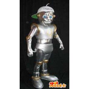 Mascotte I-robot, costume de robot aspect brillant - MASFR001616 - Mascottes de Robots