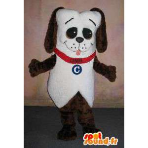 Cucciolo mascotte con la collana, costume animale - MASFR001663 - Mascotte cane