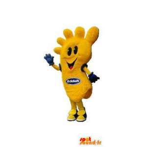 Mascot foot yellow costume shaped foot - MASFR001673 - Mascots unclassified