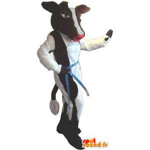 Cow mascot that looks like a mannequin, cow costume - MASFR001768 - Mascot cow