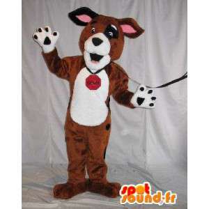 Mascot plush dog, dog costume - MASFR001789 - Dog mascots