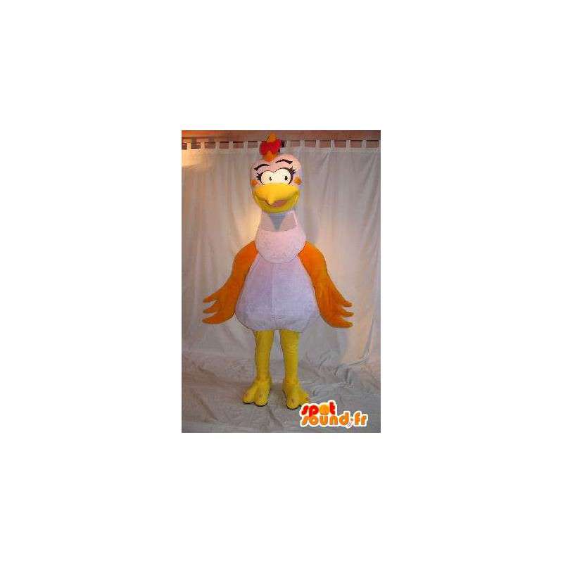 Coquette pollo casseruola mascotte costume - MASFR001797 - Mascotte di galline pollo gallo