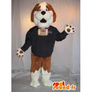 Mascot representerer en Saint Bernard, Badevakt forkledning - MASFR001798 - Dog Maskoter