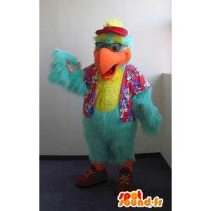 Mascot parrot tourist disguise bird - MASFR001822 - Mascot of birds