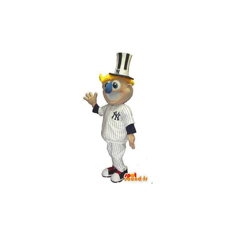 Purchase Bear mascot New York Yankee baseball disguise in Sports