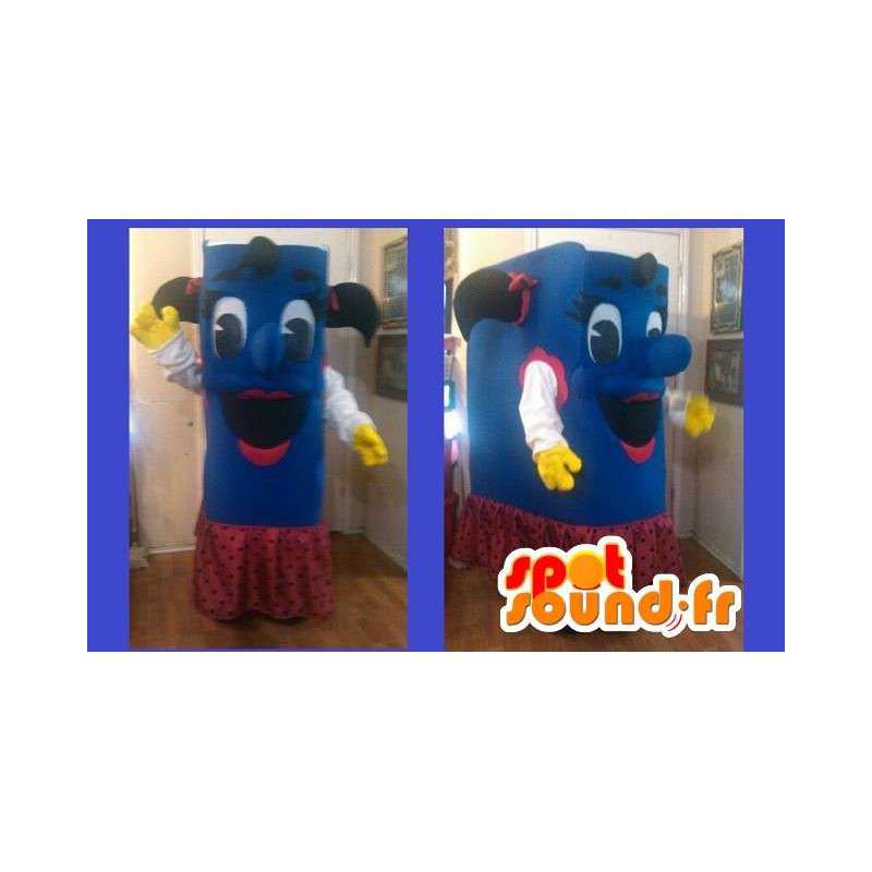 Blue Girl Book Costume - Bogkostume - Spotsound maskot