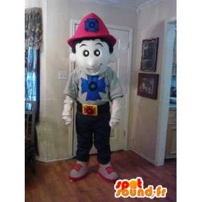 Hasič maskot - Firefighter Dress - MASFR002639 - Man Maskoti