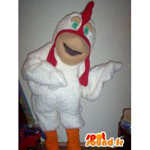 Mascot white chicken - chicken costume - MASFR002662 - Animal mascots