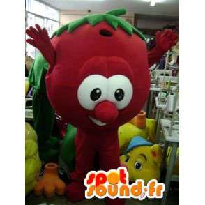 Mascotte rood fruit - rood fruit Disguise - MASFR002753 - fruit Mascot