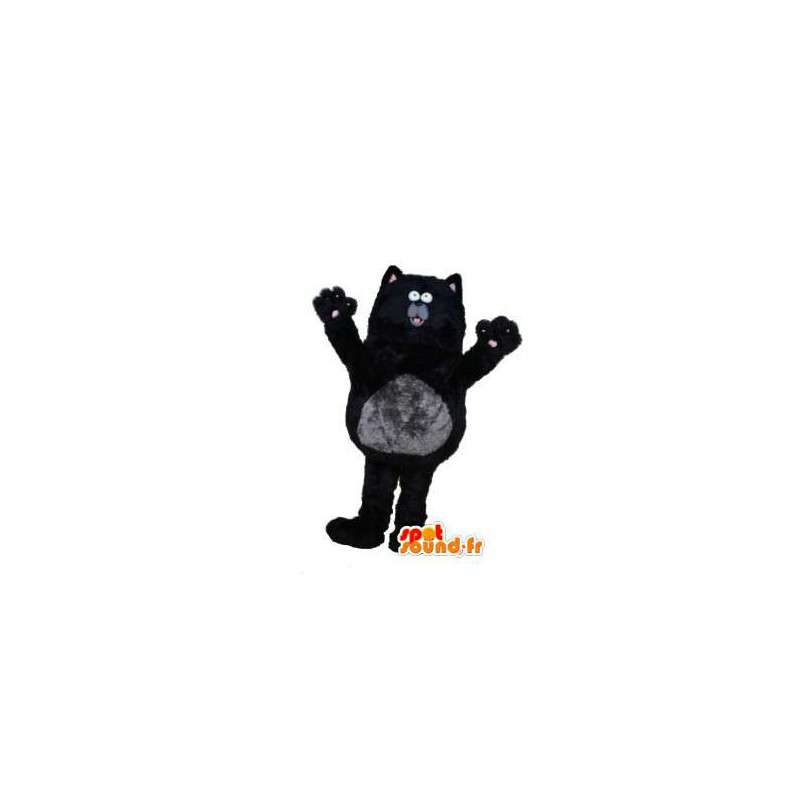 Black Cat Mascot Cartoon - Kissa Costume - MASFR002949 - kissa Maskotteja