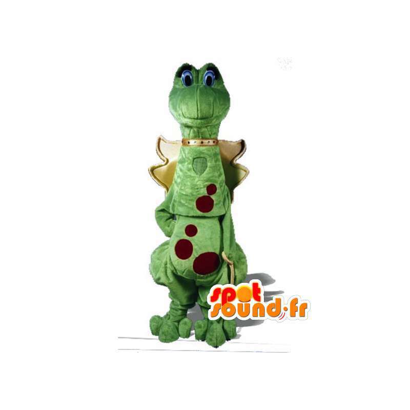 Mascote dinossauro roxo com óculos amarelos em Mascot Dinosaur Mudança de  cor Sem mudança Cortar L (180-190 Cm) Esboço antes da fabricação (2D) Não  Com as roupas? (se presente na foto) Não