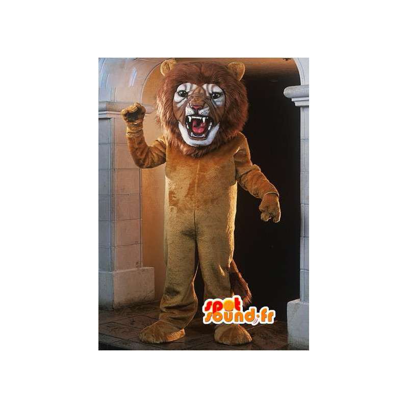 Riesen Löwen-Maskottchen - Löwe Kostüm realistisch - MASFR003089 - Löwen-Maskottchen