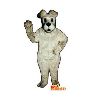 Witte Hond Mascot - White Dog Costume - MASFR003447 - Dog Mascottes