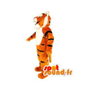 Arancione mascotte tigre a strisce nero - Tiger Costume - MASFR003496 - Mascotte tigre