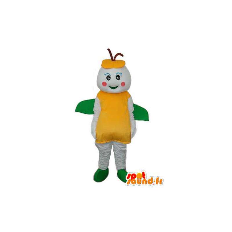 Déguisement de fourmi blanche jaune et vert – Mascotte fourmi  - MASFR003715 - Mascottes Fourmi