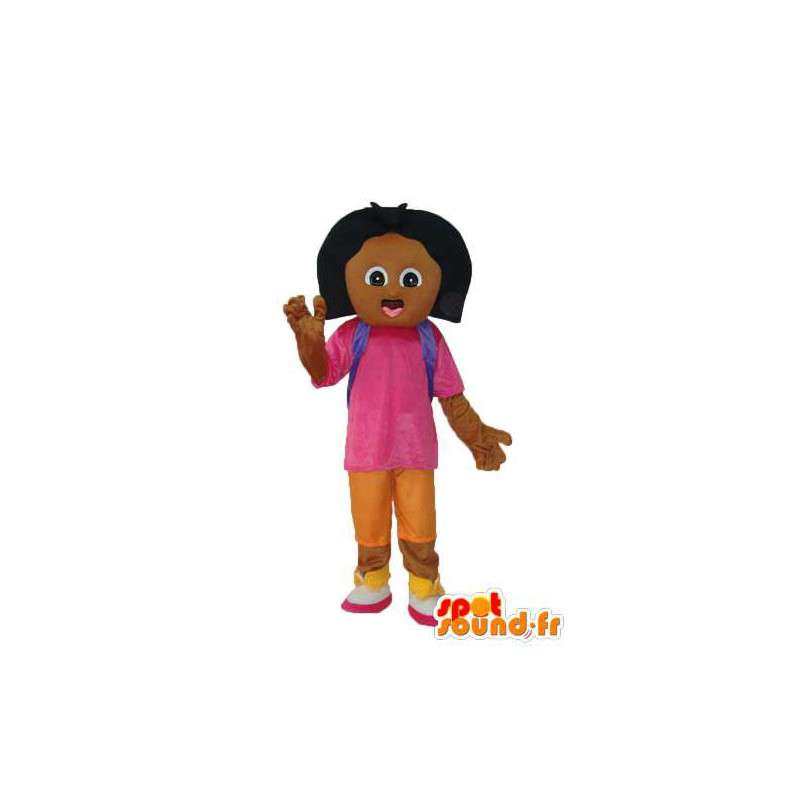 Bruin meisje mascotte - kostuums - MASFR003770 - Mascottes Boys and Girls