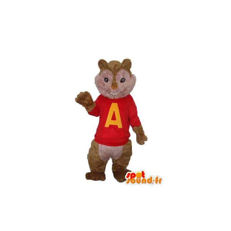 Costume d’Alvin Séville - Déguisement des Chipmunks   - MASFR004088 - Mascottes Les Chipmunks