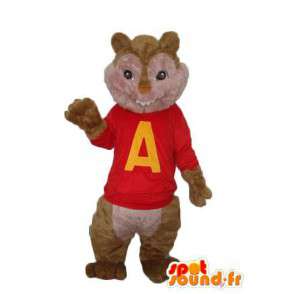 Costume d’Alvin Séville - Déguisement des Chipmunks   - MASFR004088 - Mascottes Les Chipmunks