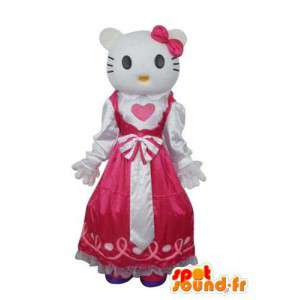 Mascotte Mime, sorella gemella Ciao, in abito rosa - MASFR004130 - Mascotte Hello Kitty