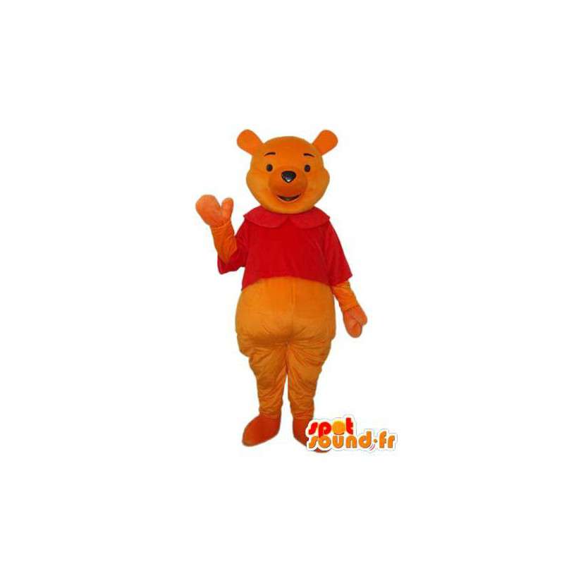 Costume representando um urso suéter vermelho - MASFR004184 - mascote do urso