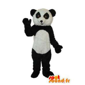 Sort hvid panda maskot - Panda kostume - Spotsound maskot