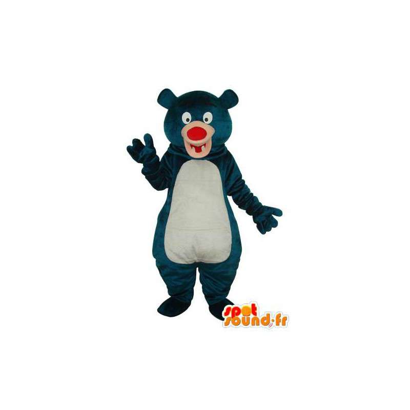 Blaue Eisbär-Maskottchen - Kostüm Bär - MASFR004307 - Bär Maskottchen