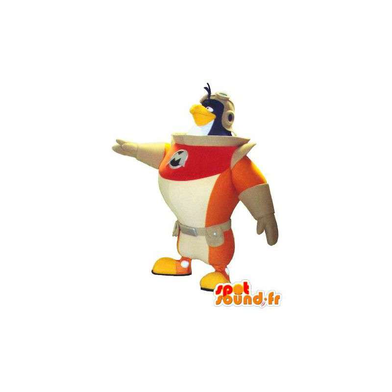 Bird mascotte astronaut. Penguin Costume kosmonaut - MASFR004763 - Mascot vogels