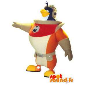 Bird mascotte astronaut. Penguin Costume kosmonaut - MASFR004763 - Mascot vogels