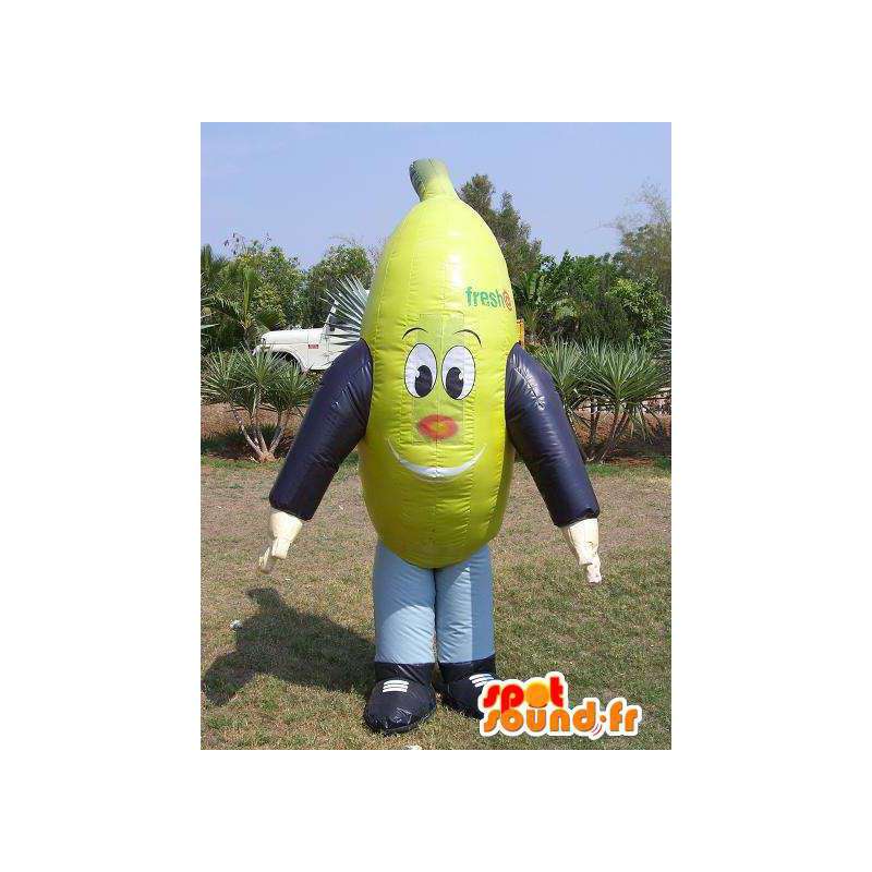 Balão inflável banana verde Mascot - MASFR004997 - Mascottes VIP