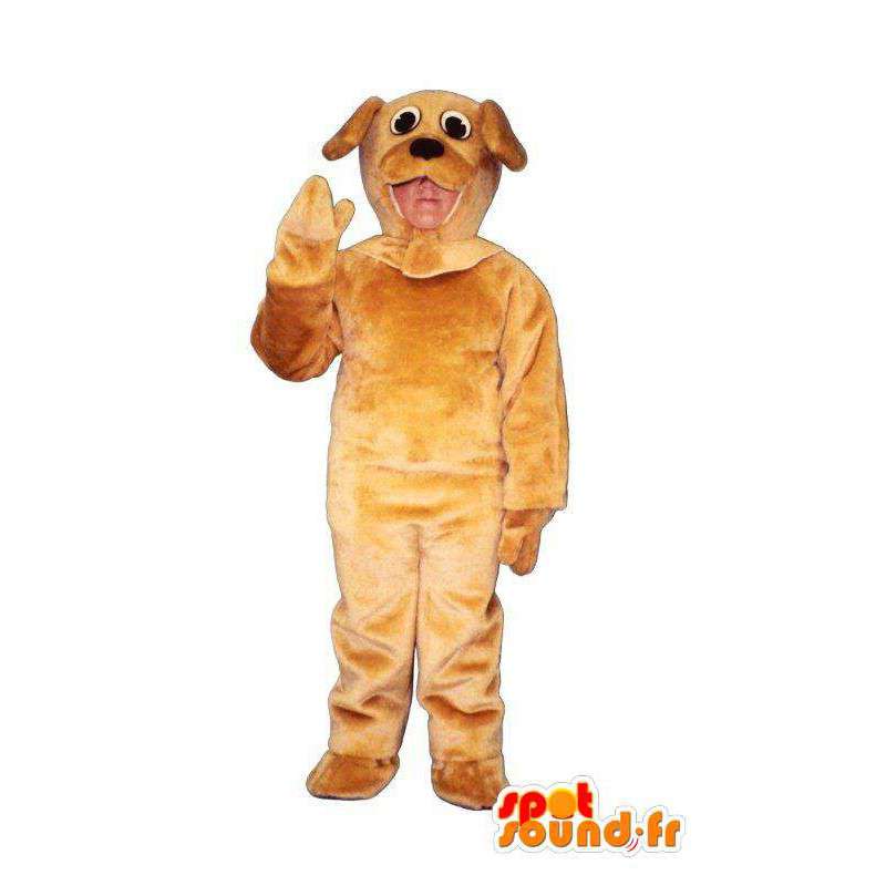 Brown Dog mascote de pelúcia - accoutrement cão - MASFR005038 - Mascotes cão