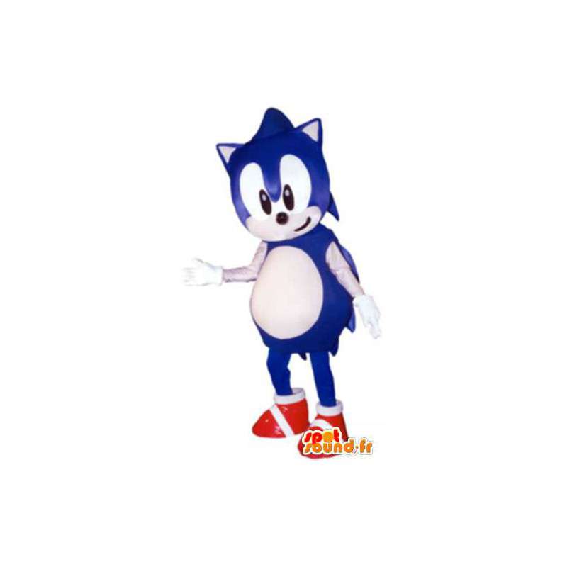 Déguisement pour adulte mascotte de personnage Sonic - MASFR005235 - Mascottes Personnages célèbres