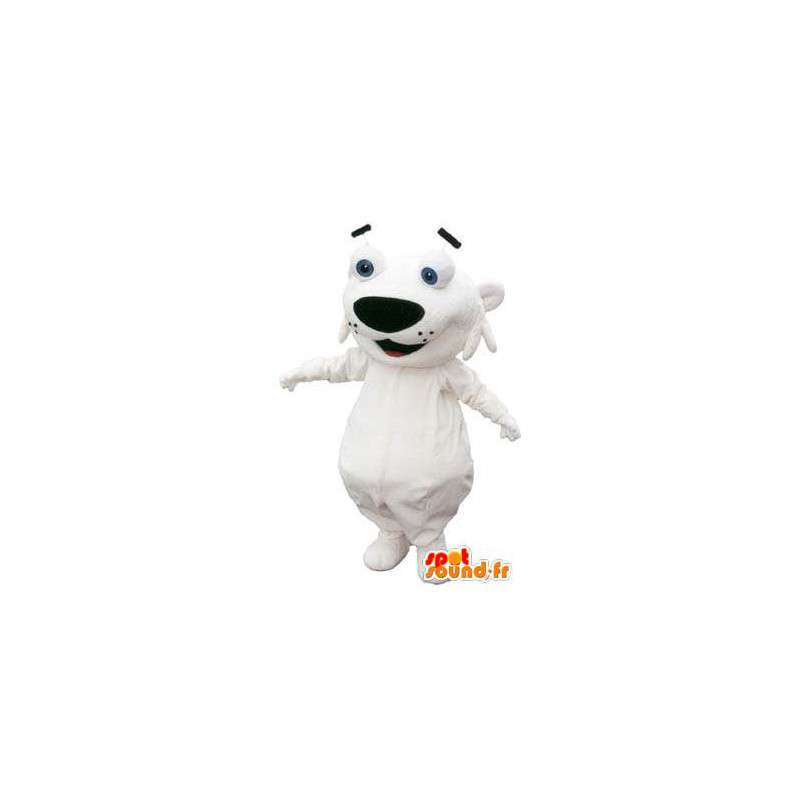 犬マスコット の 白い犬の衣装文字のマスコット大きな頭 色変更 変化なし 切る L 180 190センチ 撮影に最適 番号 服とは 写真にある場合 番号 付属品 番号