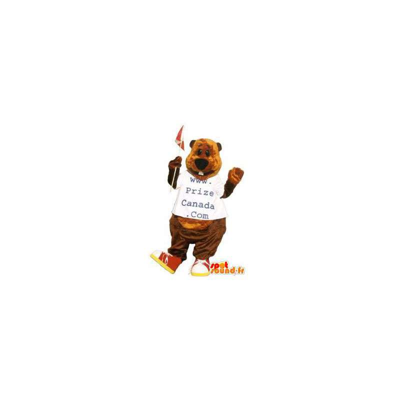 Bear maskotti puku Internet Kanada palkintosivut - MASFR005272 - Bear Mascot